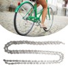 WAKE Bicycle 9 Speed Electroplated Silver Chain Mountain Road Bike