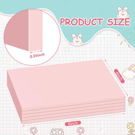 Fuyoooo 25 Pcs 6 x 8 Inch Pink Rubber Linoleum Carving Blocks for Printmaking Linocut Block Stamp Carving Kit Soft Rubber Crafts Block for Printmaking, Stamp Carving, Scrapbooking Supplies