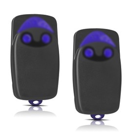 2 Pcs Replacement for NICE Remote Control Gate Remote Control 433.92MHz 2 Channels Compatible with Flo1r-s, Flo2r-s, Flo4r-s