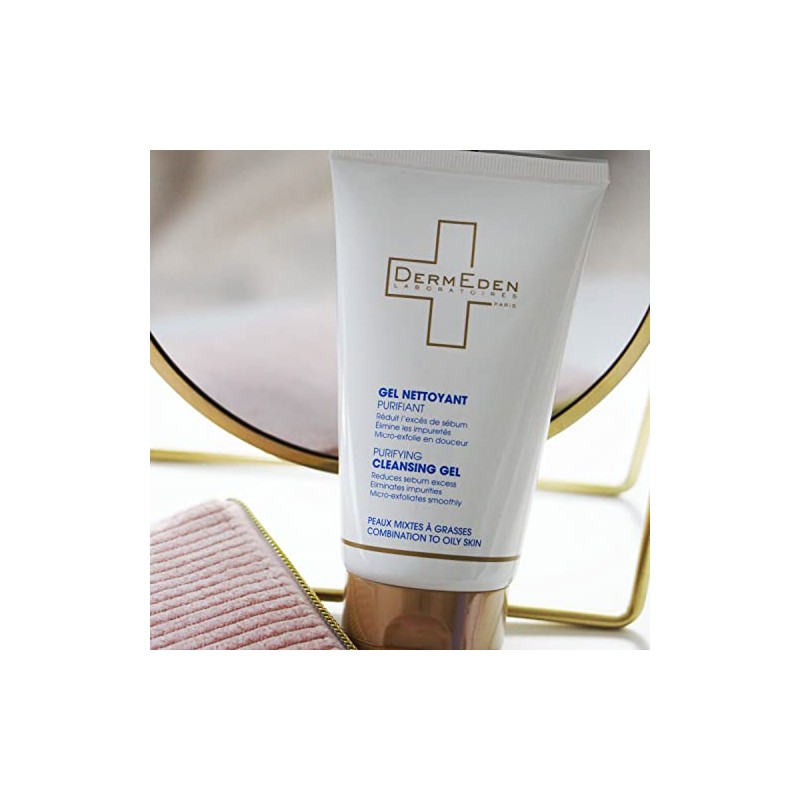 DermEden - Gel Limpiador Purificante 150 ml - Elimina las