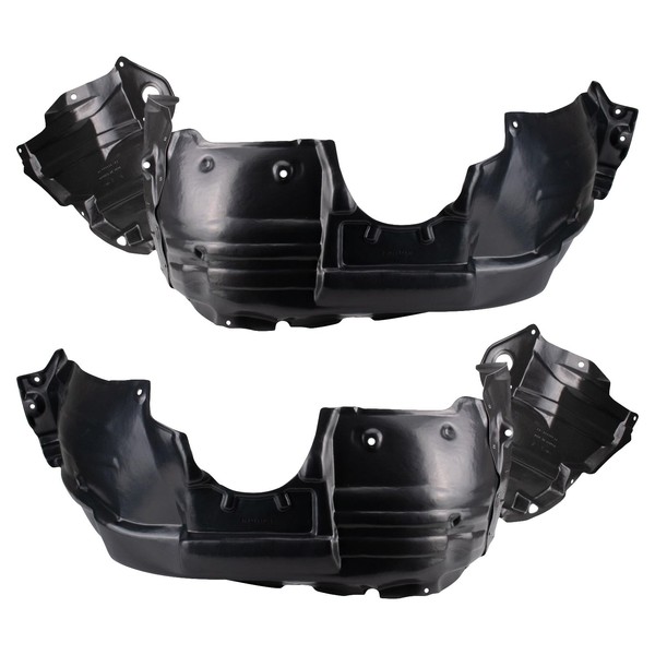 TRQ TRQ Front Inner Fender Liner Set Compatible with 2011-2013