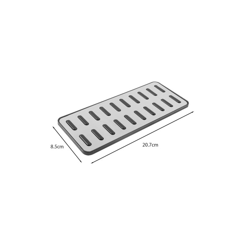 1 Piece Car 304 Stainless Steel Rest Pedal Pad Inner