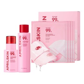 Trio Facial Serum Toner Lechoso Mascarilla Aprilskin Txa 99%