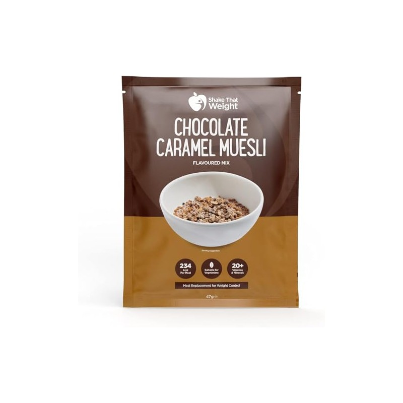 Shake That Weight – Schoko-Karamell-Müsli x 10 – Mahlzeitenersatz-Müsli zur