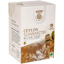 Organic & Fair Tea Ceylon Black Tea Content 2 g Pack of 20