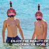 Full Face Snorkel Mask, Snorkeling Gear for Adults Kids with