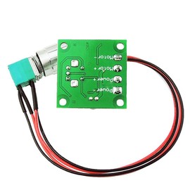 WINGONEER PWM DC Motor Speed Controller 1.8V 3V 5V 6V 7.2V 12V 2A Speed Regulator Adjustable Driver Wire Switch 30W
