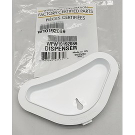 W10192089 Washer Bleach Dispenser Cup - New - Genuine OEM - R5-G9 - EA241225