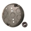 4 in. Round Ceiling Rated Fan Pan, 1/2 in. Depth,