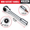 Double-Head Mini Ratchet Wrench – Fast Reversible Socket Tool for