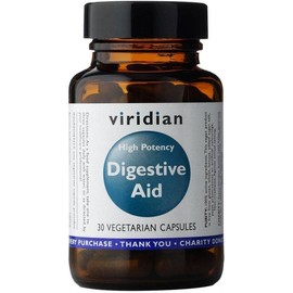 VIRIDIAN HIGH POTENCY DIGESTIVE AID 30s, A VEGAN COMBINATION OF ENZYMES THAT PROMOTES MORE EFFECTIVE DIGESTION