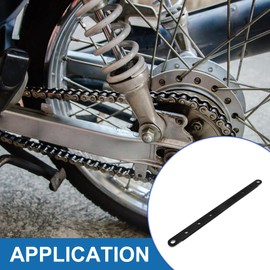 A ABSOPRO Motorcycle Hanger Exhaust Muffler Bracket Aluminum Alloy Black