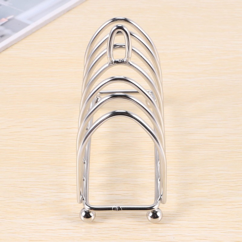 Restrdt Toast Bread Rack Holder 6 Steel Toast Rack with