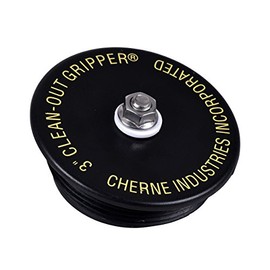 Cherne 270178 Gripper 3 in. Black Mechanical Clean Out Plug