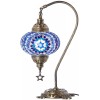 DEMMEX Turkish Moroccan Mosaic Colorful Table Bedside Desk Lamp Light
