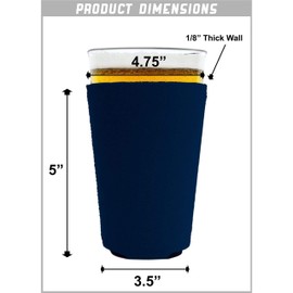Fish Scale Pattern Pint Glass Coolie (1)