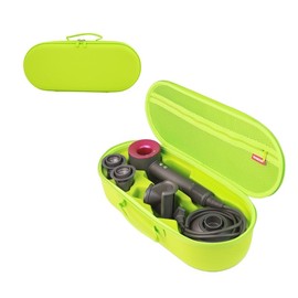 "LOVE" Hard Protective &Presentation Supersonic ( Nural) Hair Dryer Only (Carry-ing) Travel Case Storage Bag Holder for Dy-son Supersonic HD07/15/08/01&Laifen Hairdryer (2Way Zipper Zipper), Black