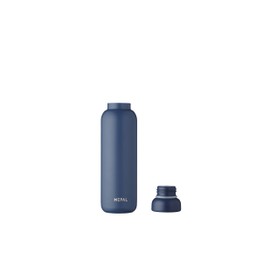 Mepal - Ellipse Insulated Flask - Double-Walled Thermal Water Bottle - Thermos Flask for On the Go - 12 Hours Hot & 24 Hours Cold - Stainless Steel - 500 ml - Nordic Denim