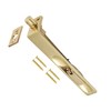 TERF® Traditional Vintage Style Polished Brass Flush Bolt 150mm [6'']