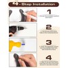 4 PCS Coat Hooks Cast Iron Wall Hooks Horseshoe Hooks