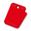 Open Industrial Clip Plastic Clip Card Stand 10 Pieces Red