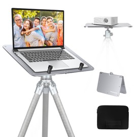 koolehaoda Laptop Notebook Pallet Projector Tray Holder, Multi-function tray. 1/4" Screw Tripod Stand Ballhead Mount ,All Aluminum material, For Home, Office, Studio, DJs