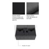 Card Deck Box with 3 Drawers Large Capacity Magnetic Closure