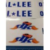 DK 1997 DK General Lee Bmx Decal Set