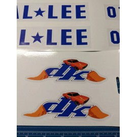 DK 1997 DK General Lee Bmx Decal Set