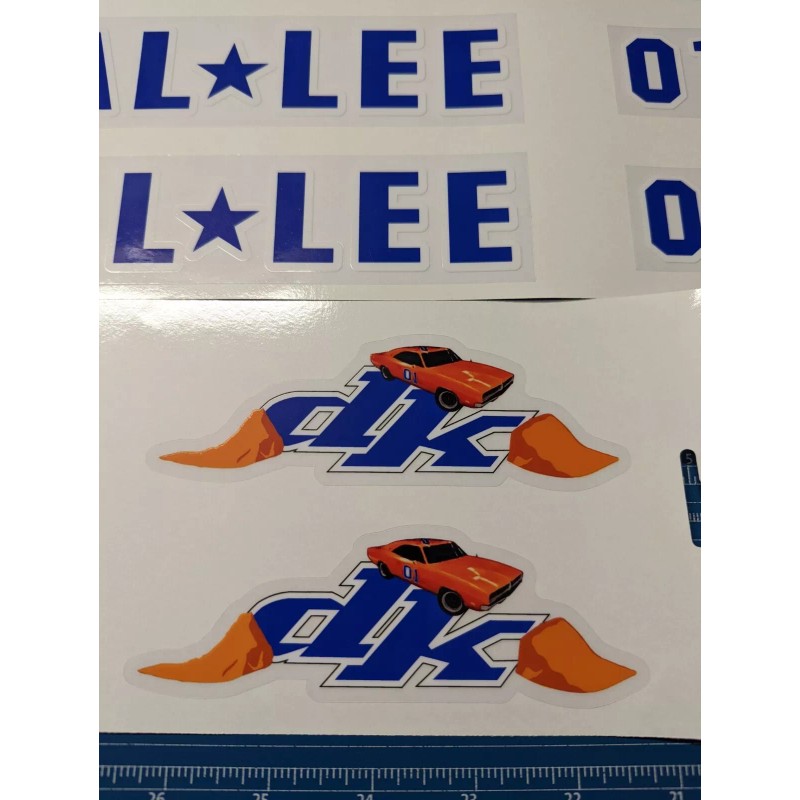 DK 1997 DK General Lee Bmx Decal Set