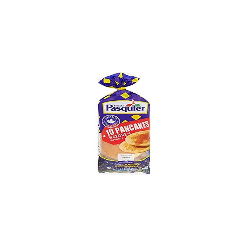 Brioche Pasquier 10 Natural/Soft Pancakes 10 x 35 g