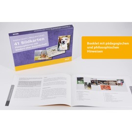41 Bildkarten Philosophieren mit Kindern über Freundschaft: 41 Karten mit 28-seitigem Booklet