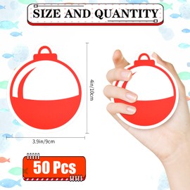 50 Pcs Paper Bobbers Decorations Paper Bobber Cut Outs Bobbers Decorations Birthday Gone Fishing Birthday Party Supplies Fishing Pole Party Favors