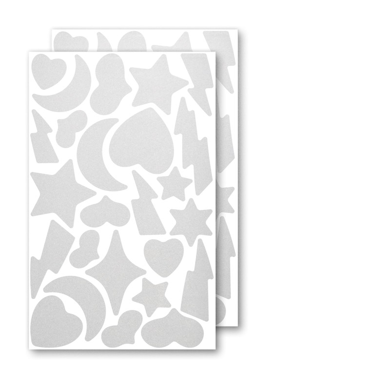 Luxshield Reflector Sticker Set - Heaven & Hearts - for