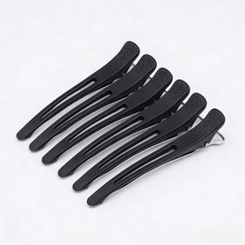 6pcs 112mm Black Hair Pins for Men Hair Clips Blocking/Ducker Commercial Hair Clips
