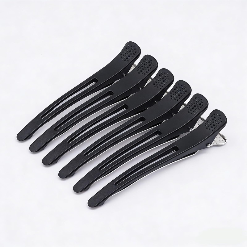 6pcs 112mm Black Hair Pins for Men Hair Clips Blocking/Ducker