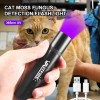 AMSUER 365nm LED UV Ultra Violet&Red Laser Flashlight Blacklight Inspection