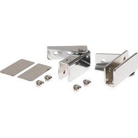 The Hillman Group 57067 Glass Door Hinge Regular Mount, Chrome, 2-Pack