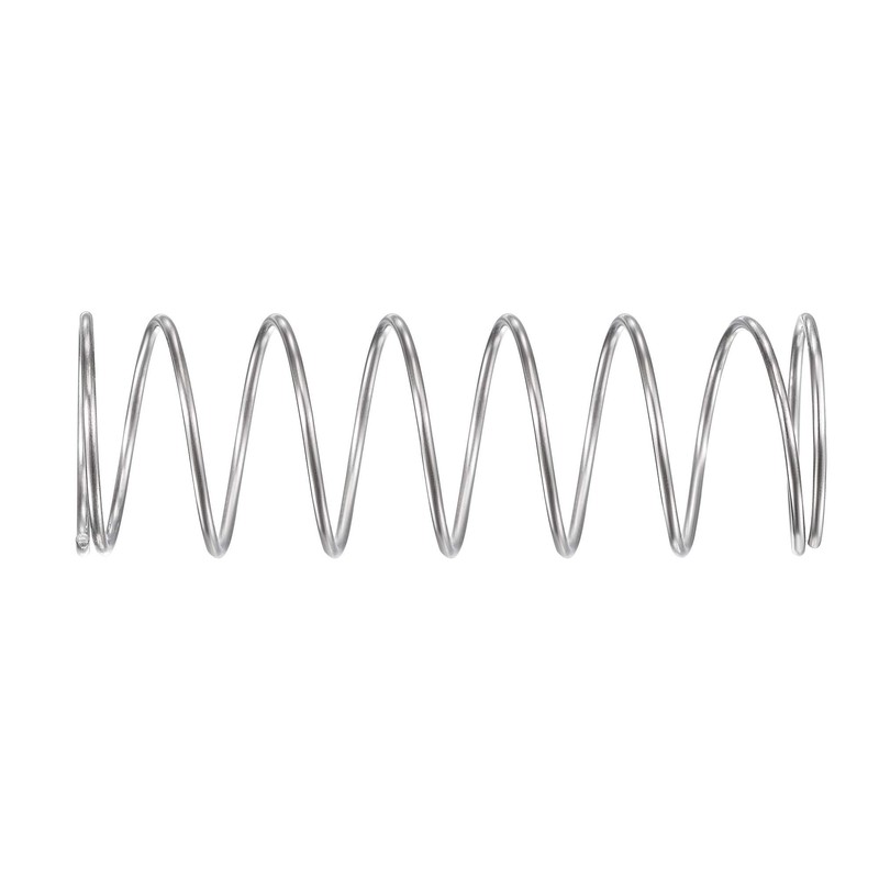 sourcing map Compression Spring, 304 Stainless Steel Compression Springs, Silver