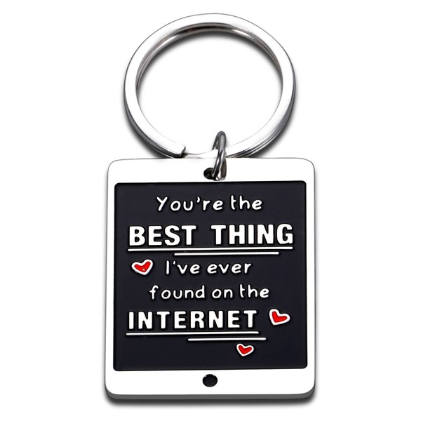 Valentines Day Gifts for Boyfriend from Girlfriend Husband Valentine Gifts from Wife Gifts for Husband Wife Anniversary Birthday Gifts for Couples Wedding Gifts Keyring I've Ever Found On the Internet