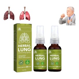 Herbal Lung Spray Limpieza Pulmonar Natural 2 Piezas