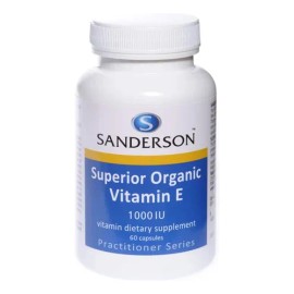 Sanderson Vitamina E 1000iu Tocoferoles Mixtos 60 Cápsulas