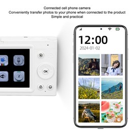 Digital Video Camera, 64MP 4K Digital Camera, 28X Auto Focus Vlogging Compact Vintage Camera with MP3 Function, Fidelity Hotspot for Transmission and 1/4" Thread for
