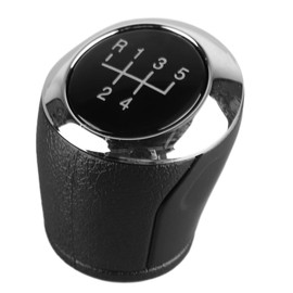 Qiilu Perilla de Cambio Redonda Cabezal de Palanca de Cambios de 5 Velocidades, Resistente al Desgaste, Sensible, Duradero, Palanca de Cambio de Marchas, Repuesto de Pomo para Aveo, sdqw7r4v6o