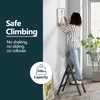 WOA WOA Step Ladder, Folding Step Stool with Widening Pedals,