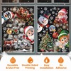 WALPLUS Christmas Window Stickers Clings Xmas Decoration Removable Reusable Double-Sided