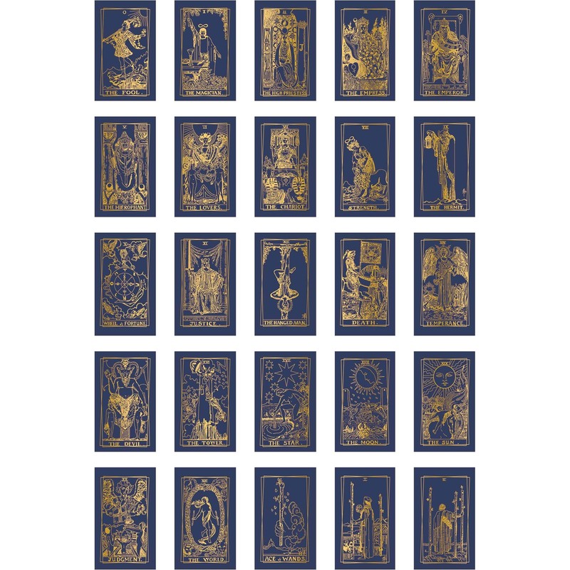Eccolo Large Tarot Deck, 78 Cards in Carrying Box -