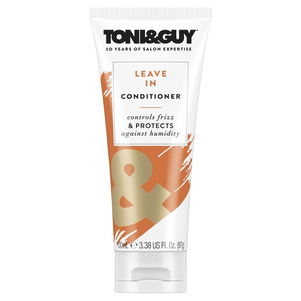 Toni & Guy Leave In Conditioner for Damaged Hair, Controls Frizz & Protects Against Humidity, Perfect for Smoother and Softer Hair, 100ml
