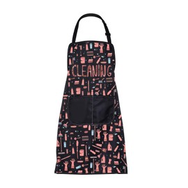 ENSIANTH Cleaning Apron with Pockets House Cleaning Gifts Apron Housekeeping Gift for Cleaning Lovers Housekeeper Apron (cleaning apron)