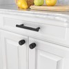 Amerdeco 10 Pack Matte Black Knurled Cabinet Pulls 96mm Hole